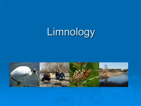 what does limnology mean